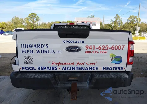 2022 Ford F-150 Xl из США, поврежденный, VIN 1FTMF1CB5NKD54983